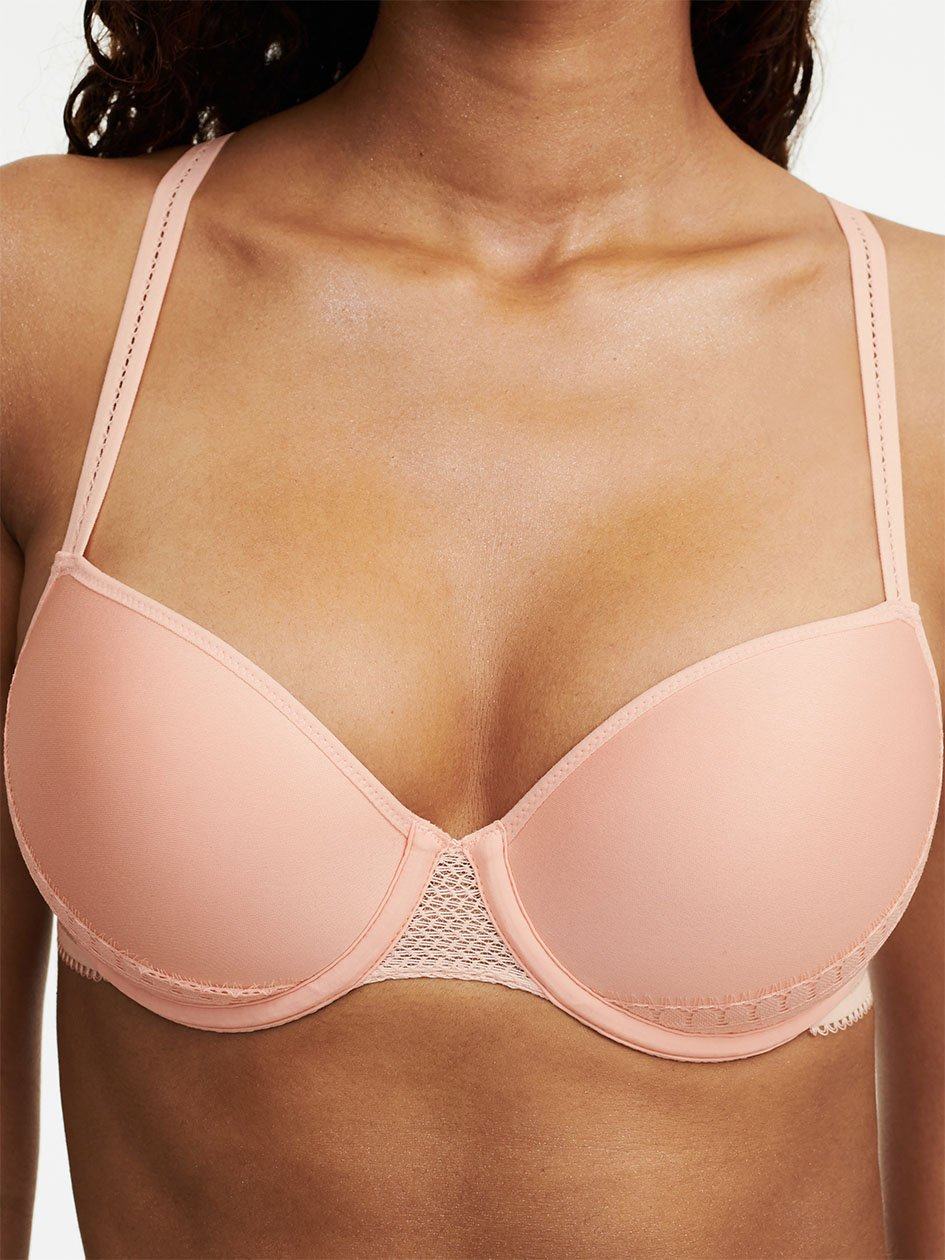 Pink Chantelle Sofie Custom Fit Demi Women T-Shirt Bra | MAQ1440YS