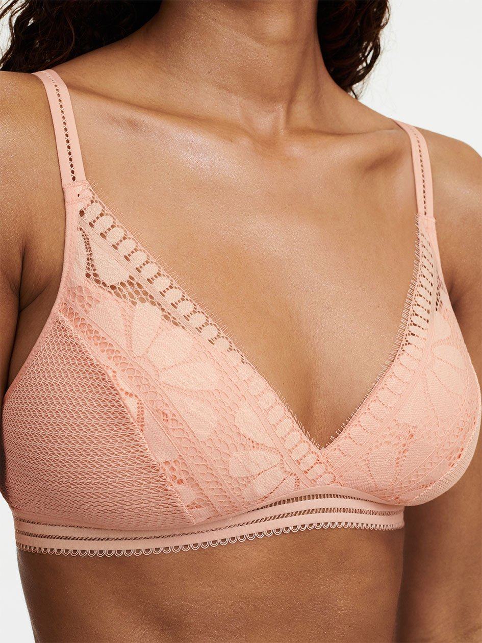 Pink Chantelle Sofie Lace Women Bralettes | GGD168EC