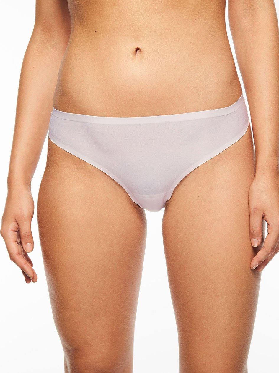 Pink Chantelle SoftStretch Women Thong Panty | KDX2055LC