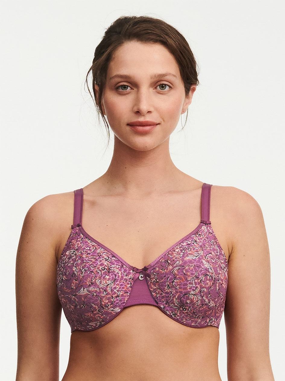 Purple Chantelle C Magnifique Seamless Minimizer Women Unlined Bra | NSU5444DK