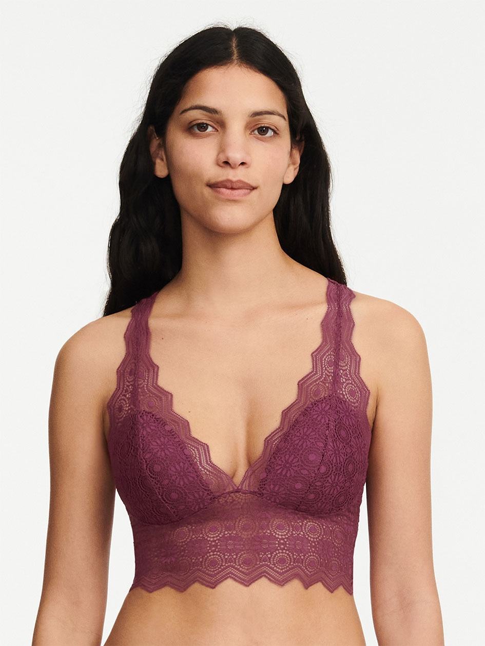 Purple Chantelle Georgia Women Bralettes | WQJ8747FO