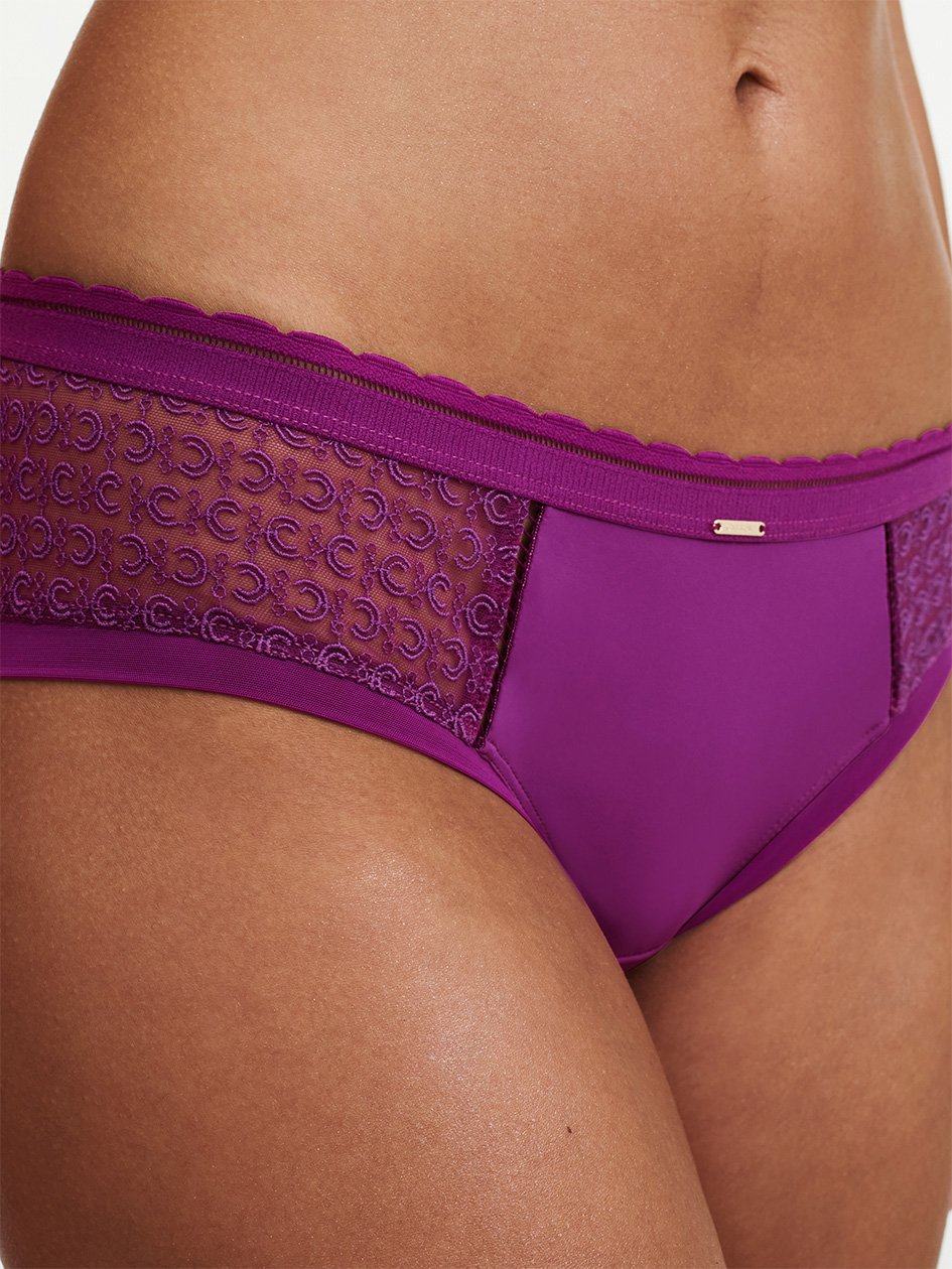 Purple Chantelle Monogram Women Hipster Panty | OIW837ZW