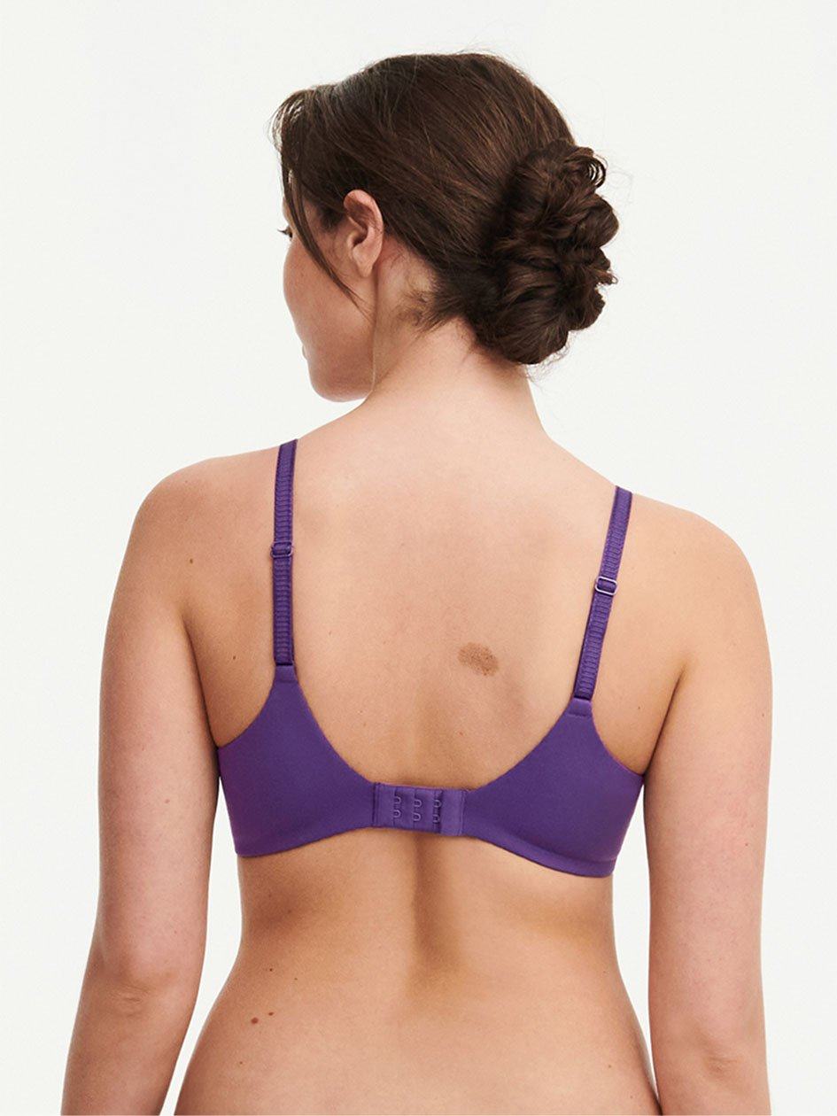 Purple Chantelle Naya Lace Underwire Women Unlined Bra | DHH8783TV