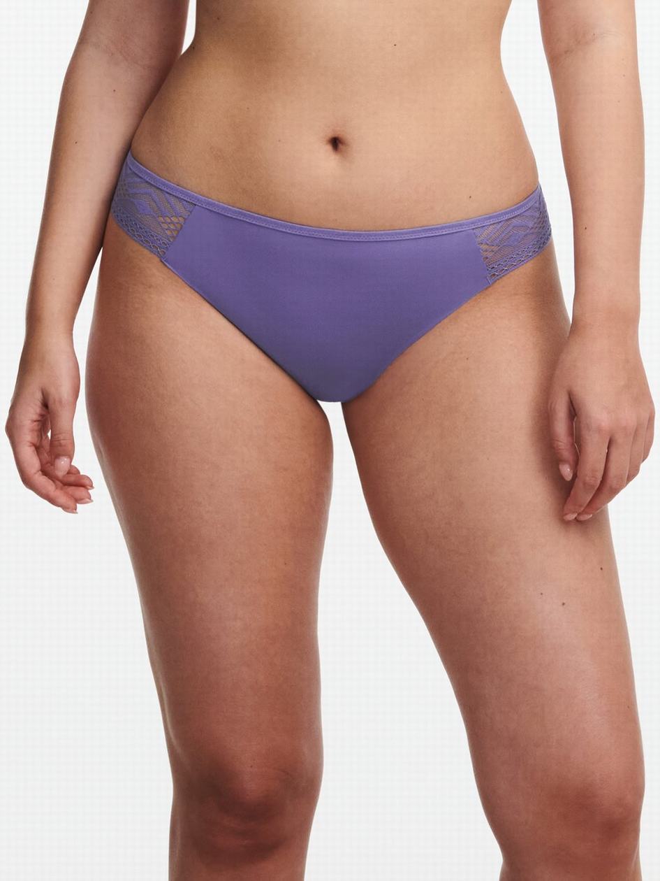 Purple Chantelle Ondine Women Thong Panty | PCL2783UH