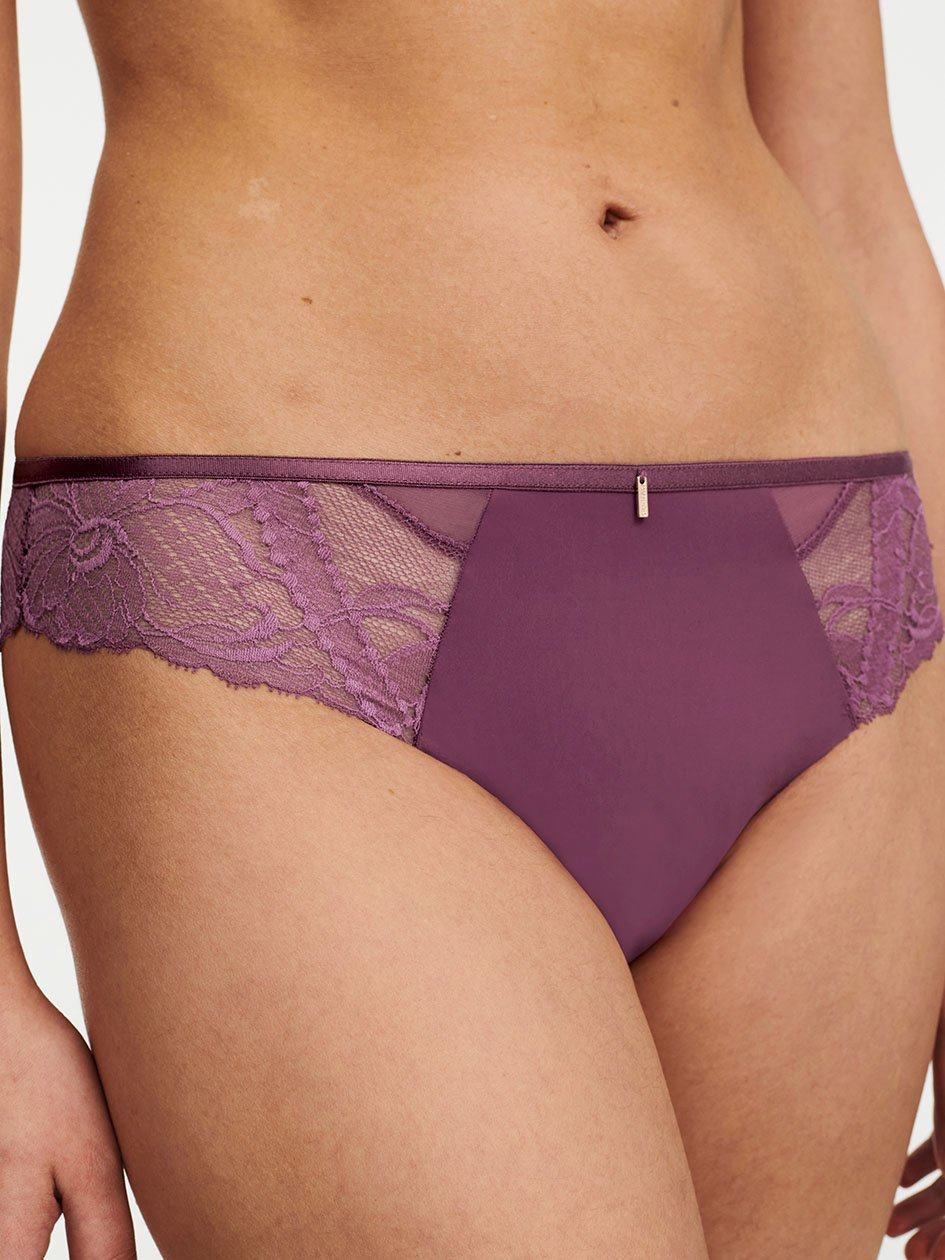 Purple Chantelle Orangerie Dream Women Thong Panty | BEU6629XX