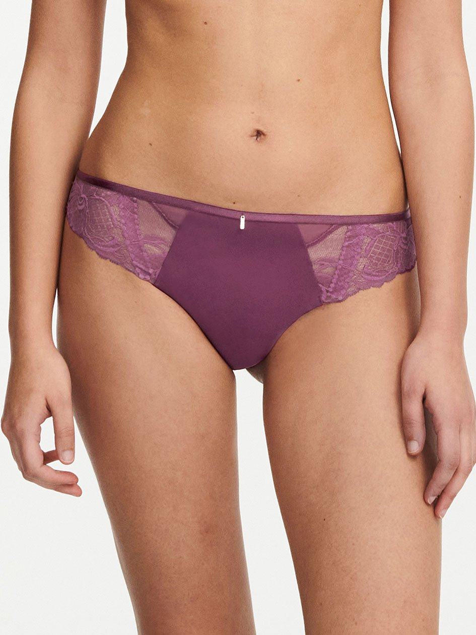 Purple Chantelle Orangerie Dream Women Thong Panty | BEU6629XX