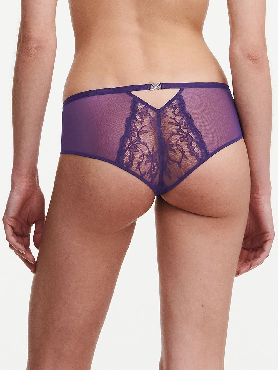 Purple Chantelle tXture Women Hipster Panty | FUP3114QJ