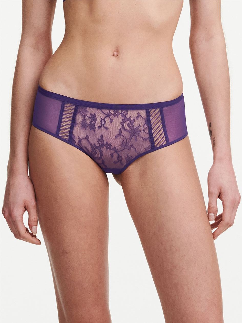 Purple Chantelle tXture Women Hipster Panty | FUP3114QJ