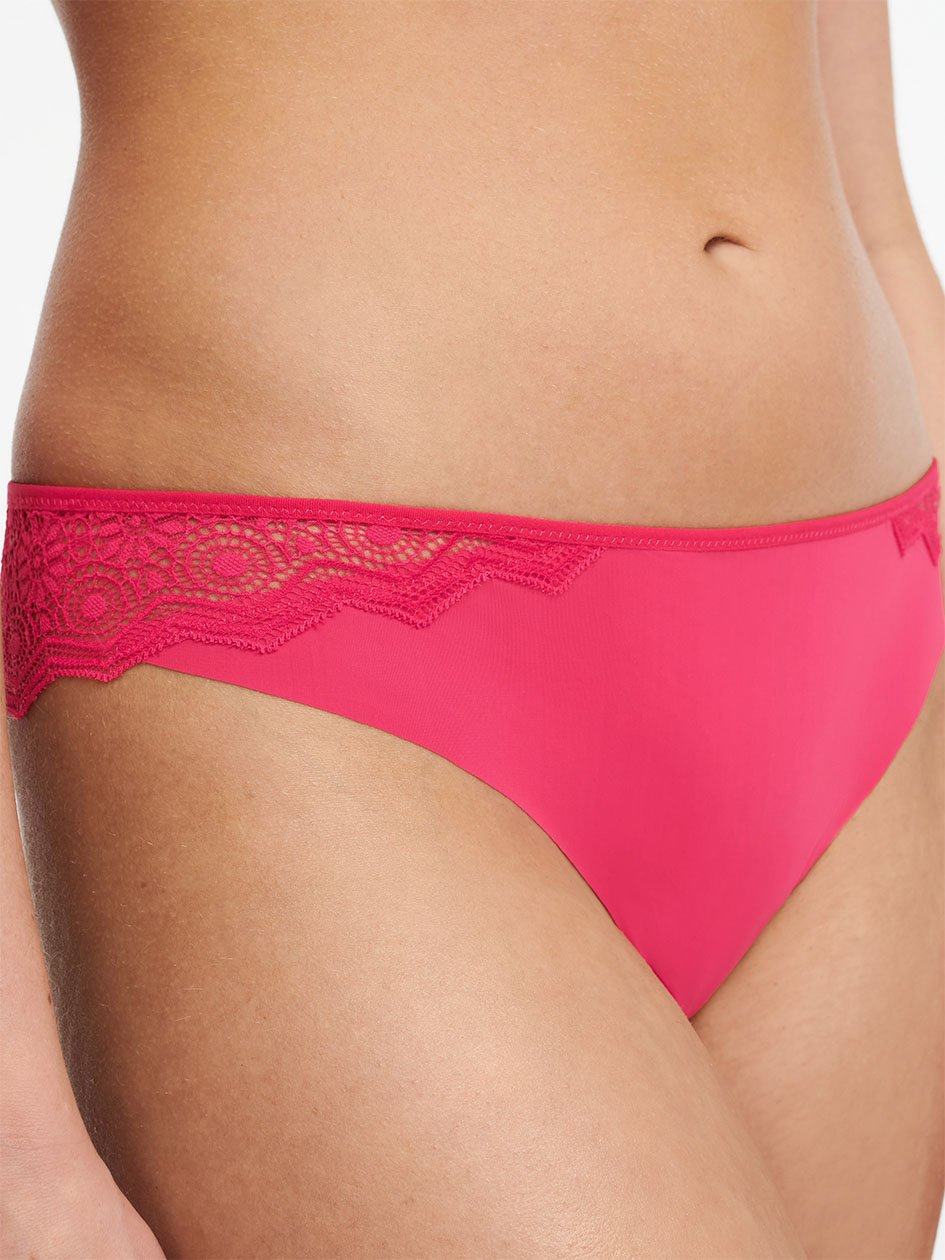 Red Chantelle Georgia Women Thong Panty | OVO7744NK