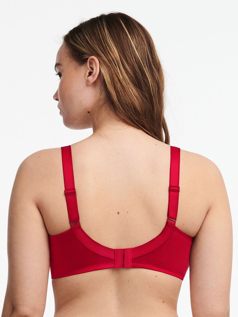 Red Chantelle Hedona Seamless Minimizer Women Unlined Bra | ITN9685WN