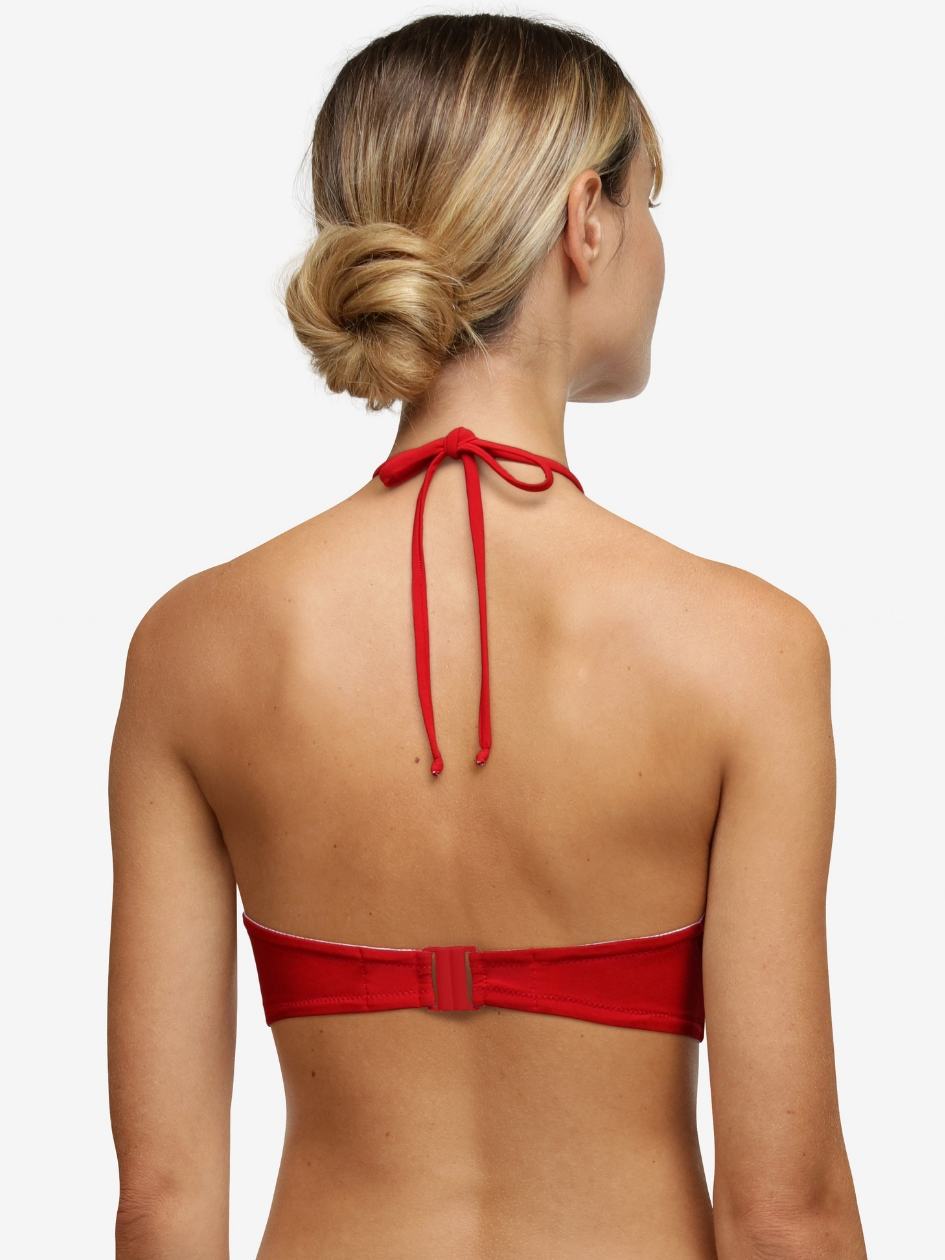 Red Chantelle Inspire Bandeau Swim Women Bikini Tops | WXX7411QI