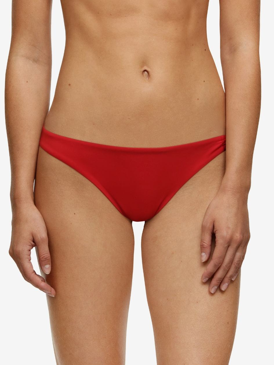 Red Chantelle Inspire Cheeky Swim Women Bikini Bottoms | DLY853BT