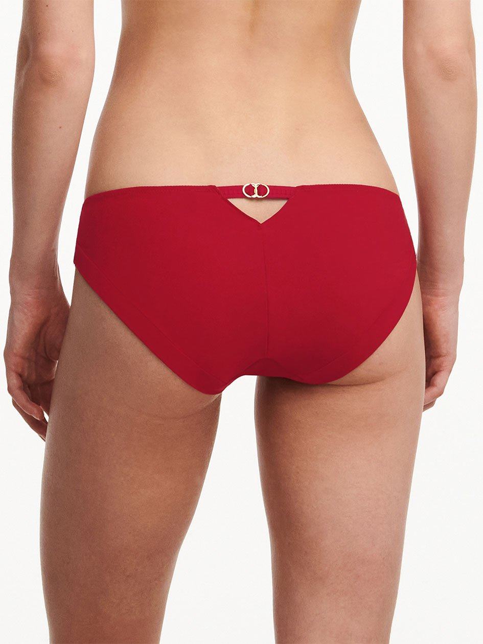 Red Chantelle Orchids Women Briefs | KLC6934VK