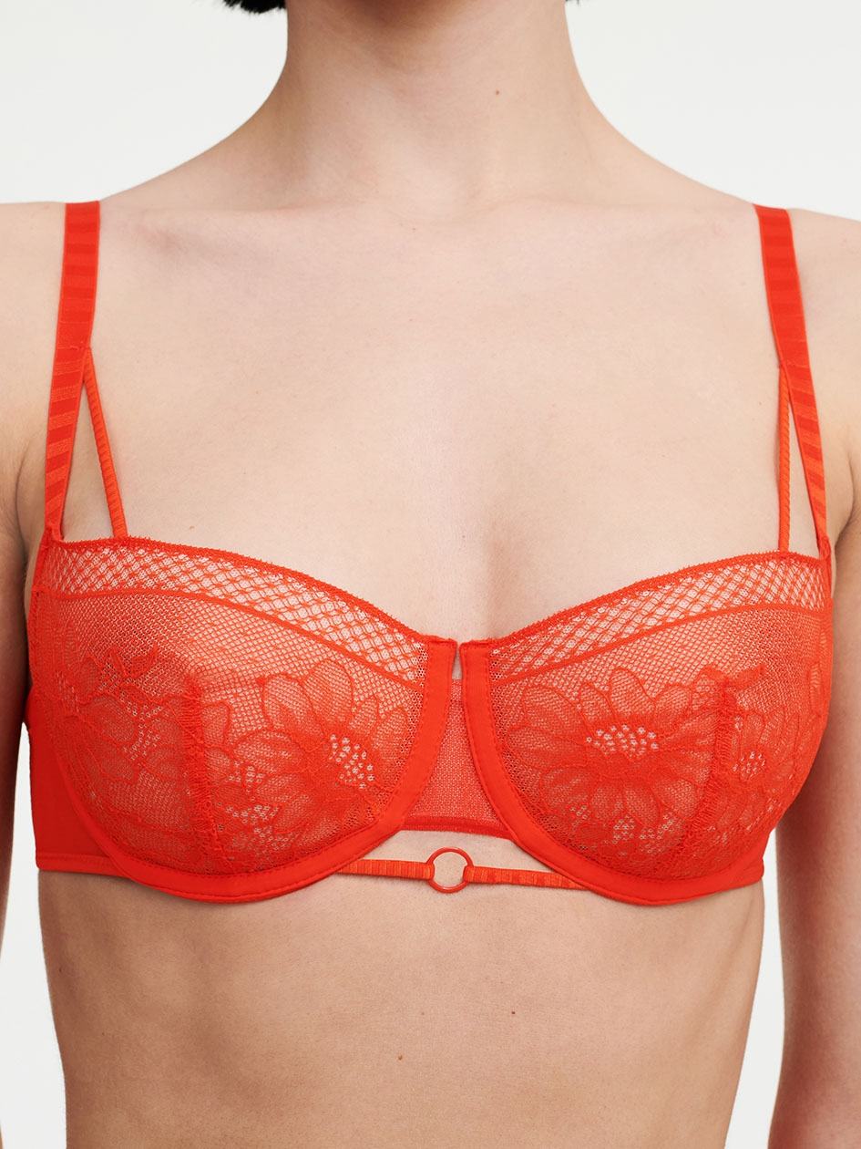 Red Chantelle Rebecca Demi Women Bras | HTW167LF