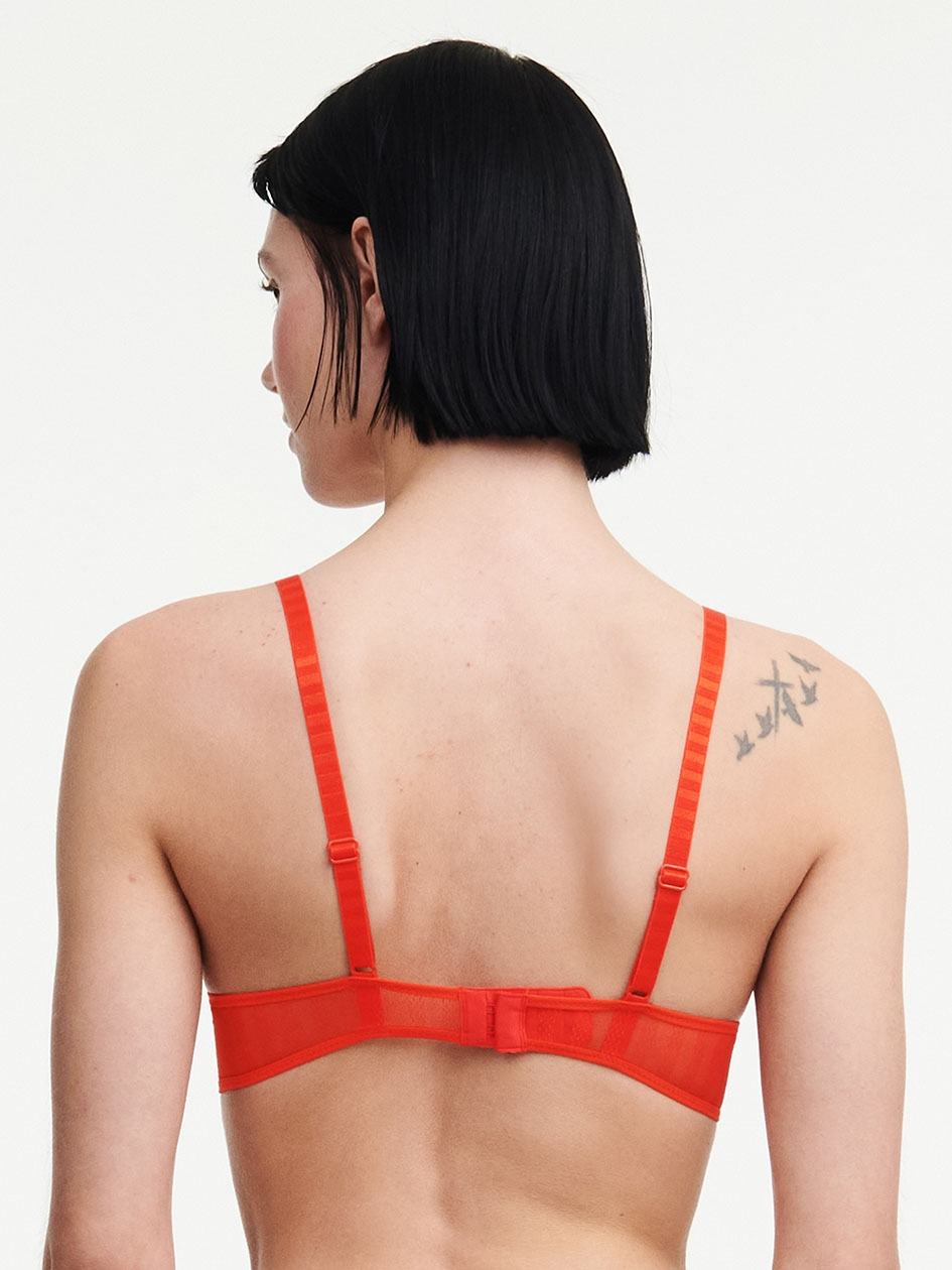 Red Chantelle Rebecca Push-up Women Bra | XZK7596KR