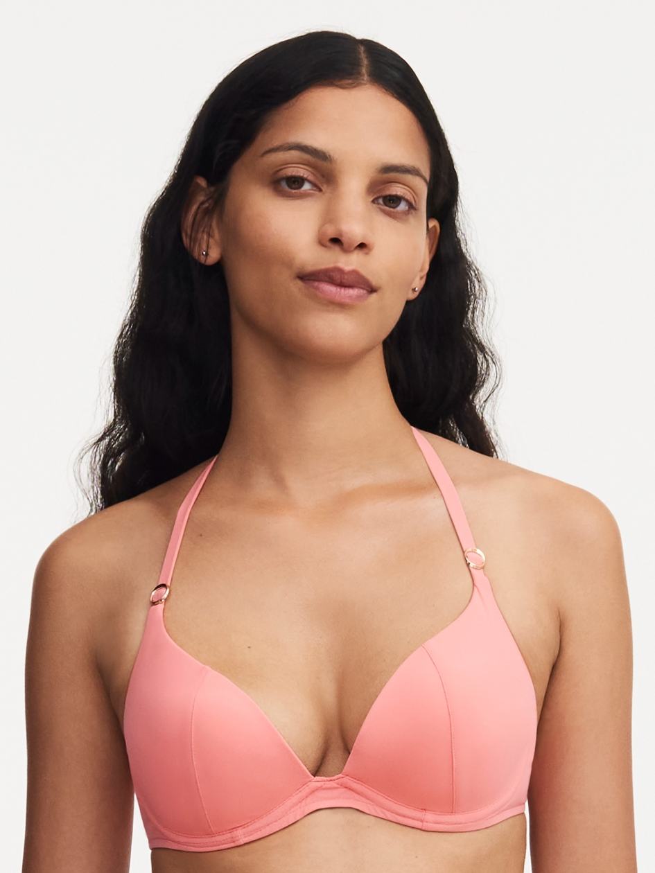 Rose Pink Chantelle Celestial Push-Up Swim Women Bikini Tops | AIS24XO