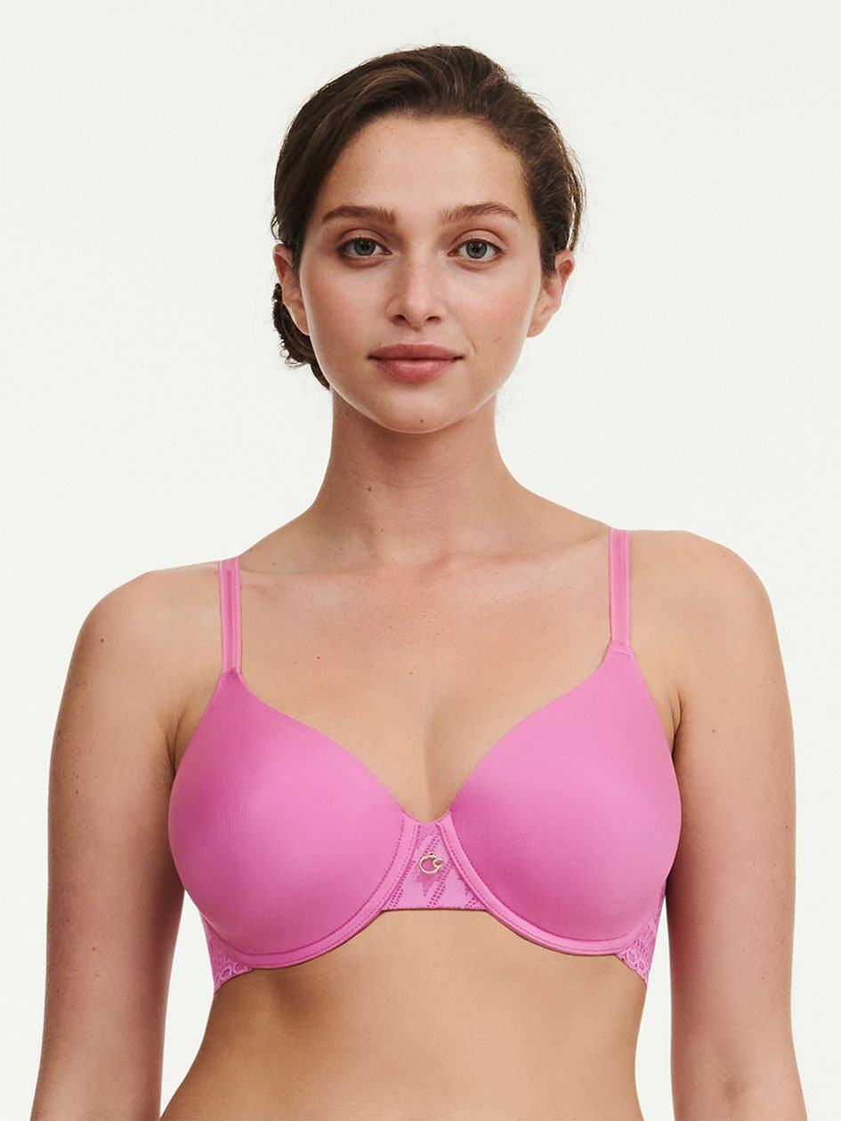 Rose Pink Chantelle Impression EcoLight Flex Women T-Shirt Bra | TLP1487MV