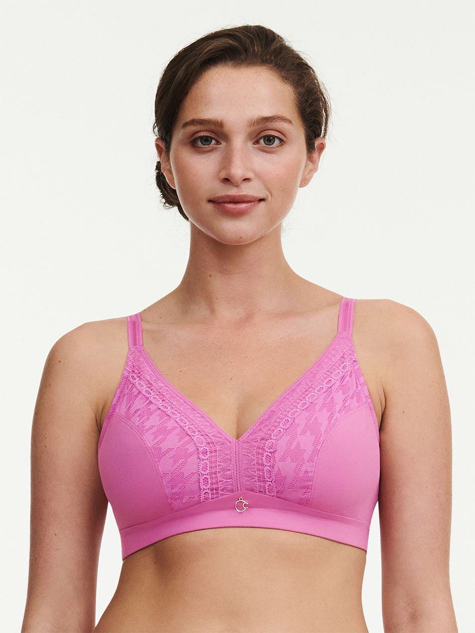 Rose Pink Chantelle Impression Full Support Wireless Women Bras | NHD471CL