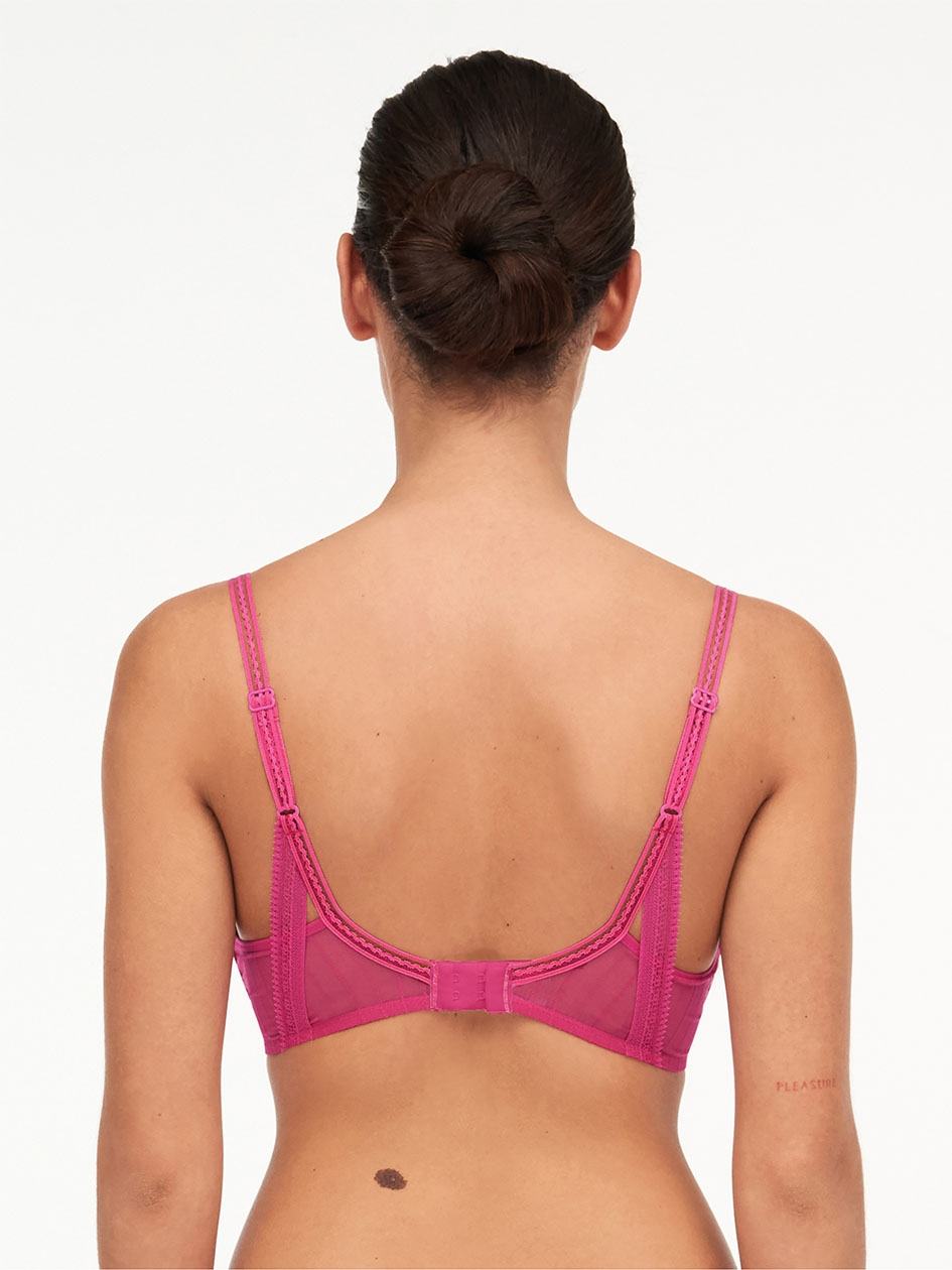 Rose Red Chantelle Maddie Plunge Women T-Shirt Bra | BVD5344RX