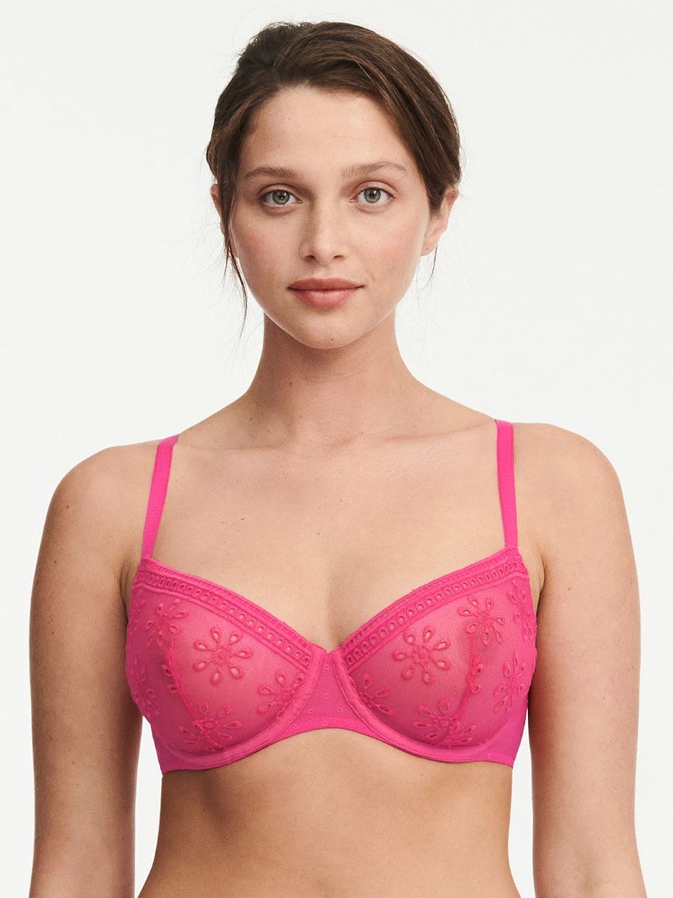 Rose Red Chantelle Prisca Underwire Women Bras | KAO6646WY