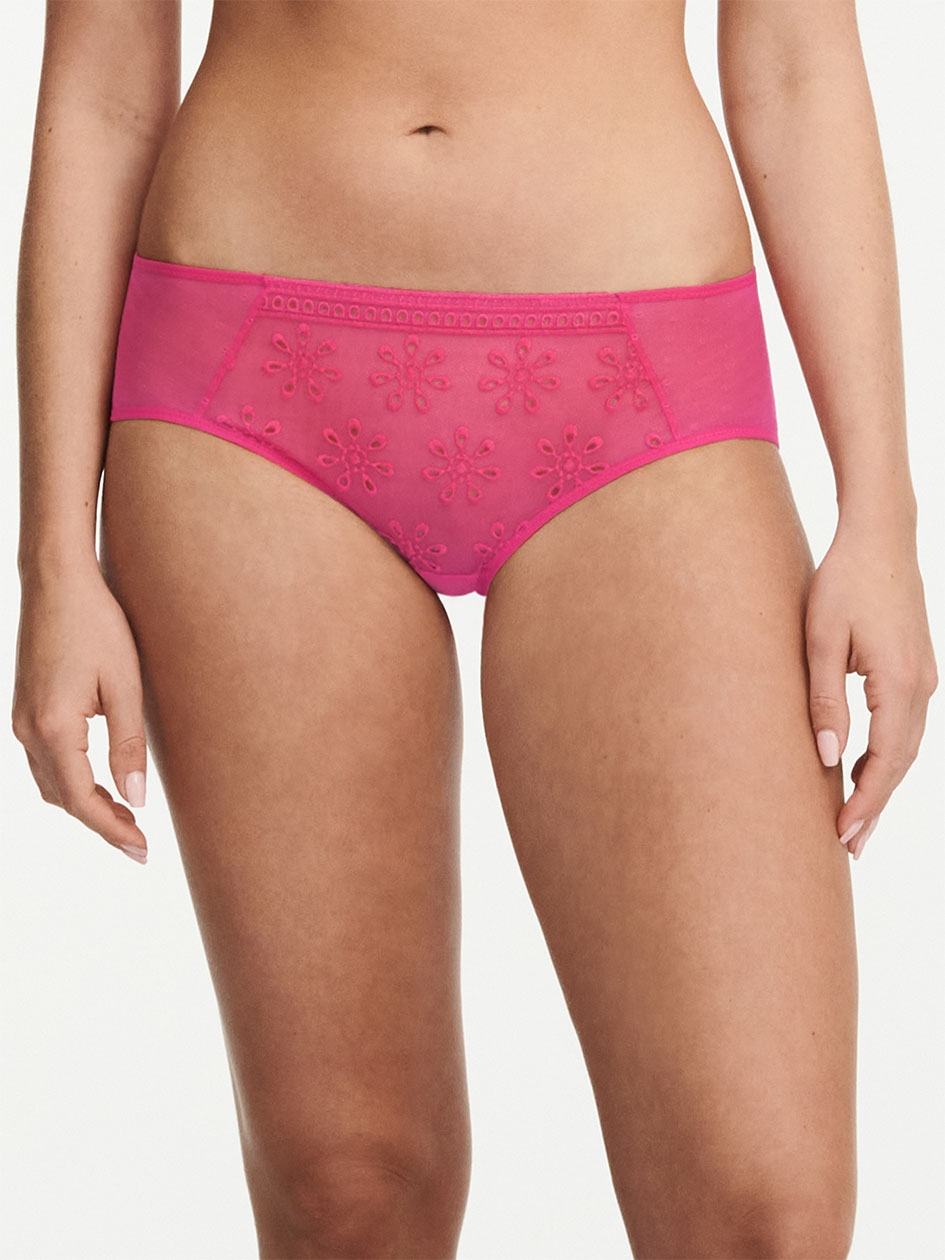 Rose Red Chantelle Prisca Women Hipster Panty | CNU540KD