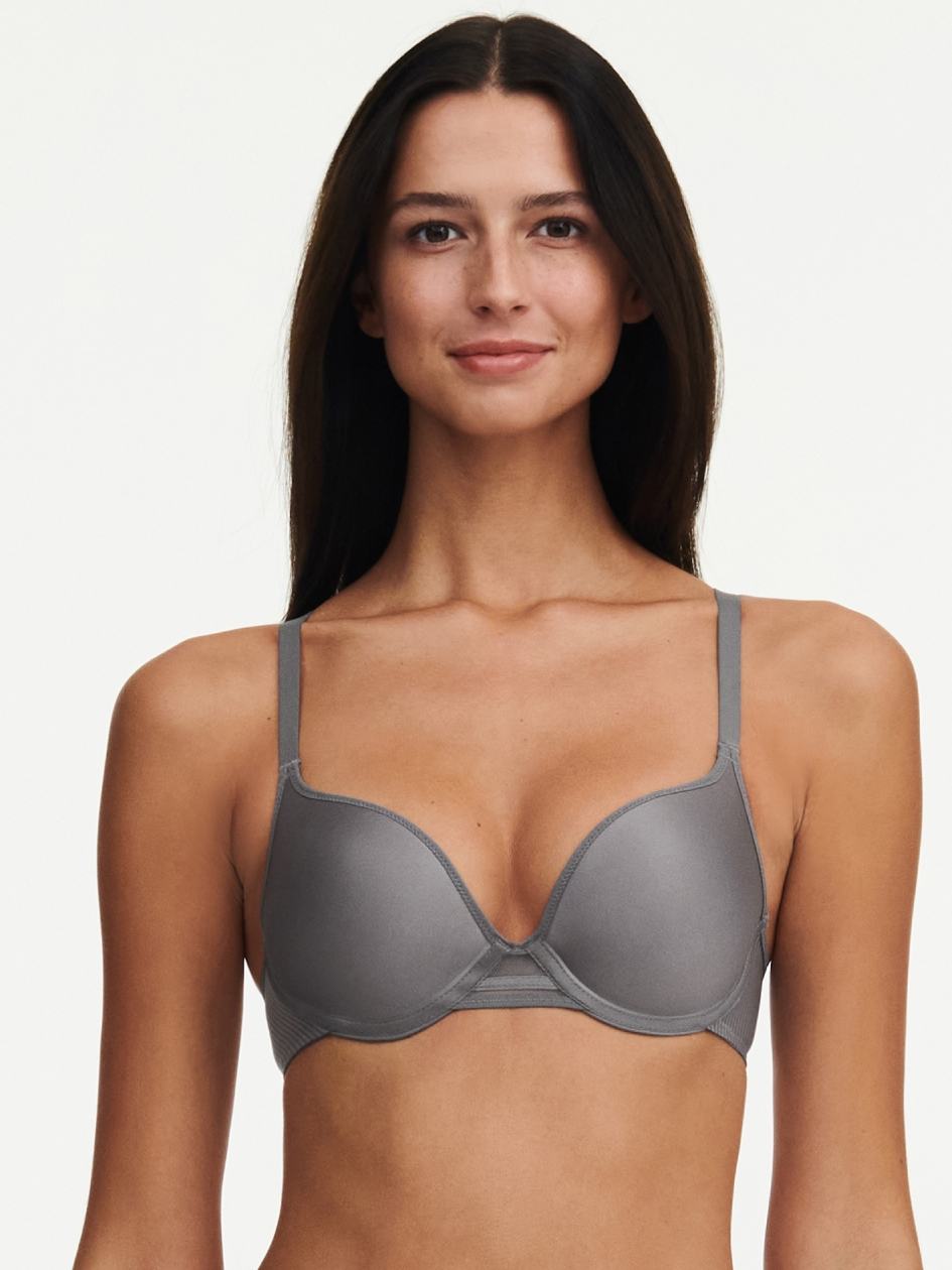 Silver Chantelle Nais Push-Up Women Bra | OAS1525YU