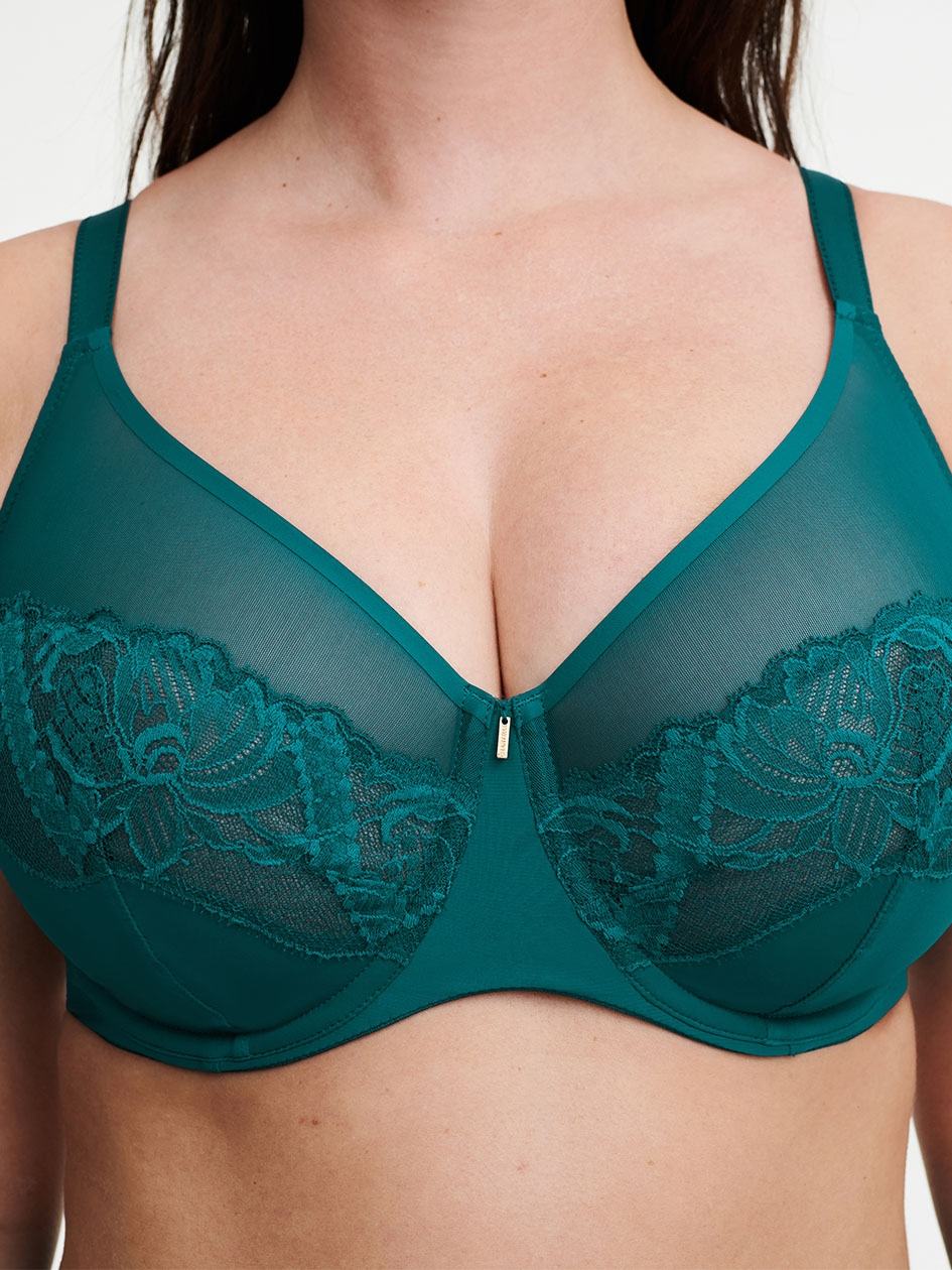 Turquoise Chantelle Orangerie Dream Full Coverage Underwire Women Bras | DMO5160DV