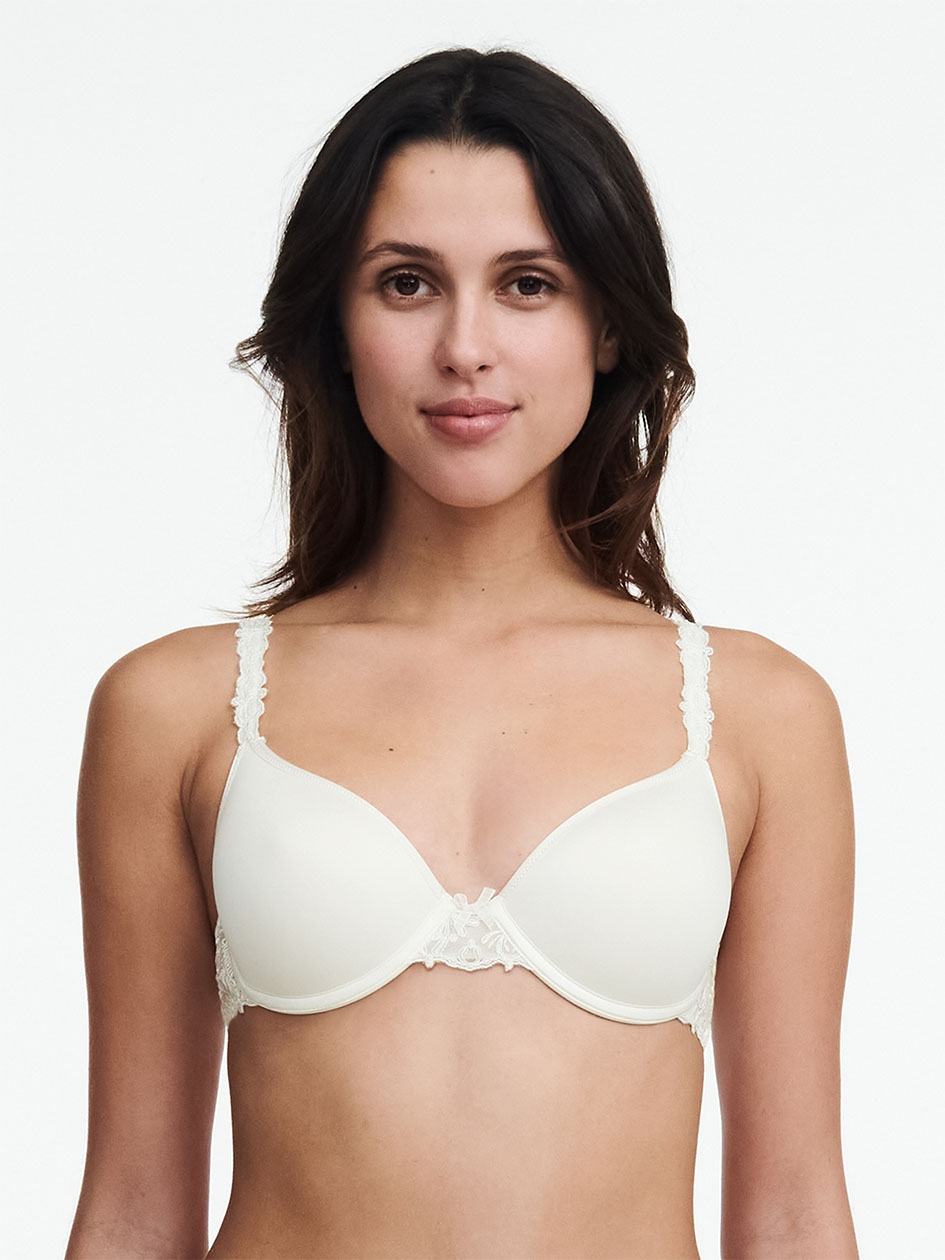 White Chantelle Champs Elysees Smooth Custom Fit Women Bras | HVC229NJ