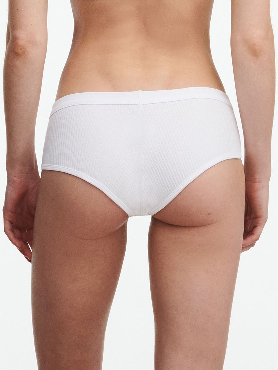 White Chantelle Cotton Comfort Women Hipster Panty | NAF9917HL