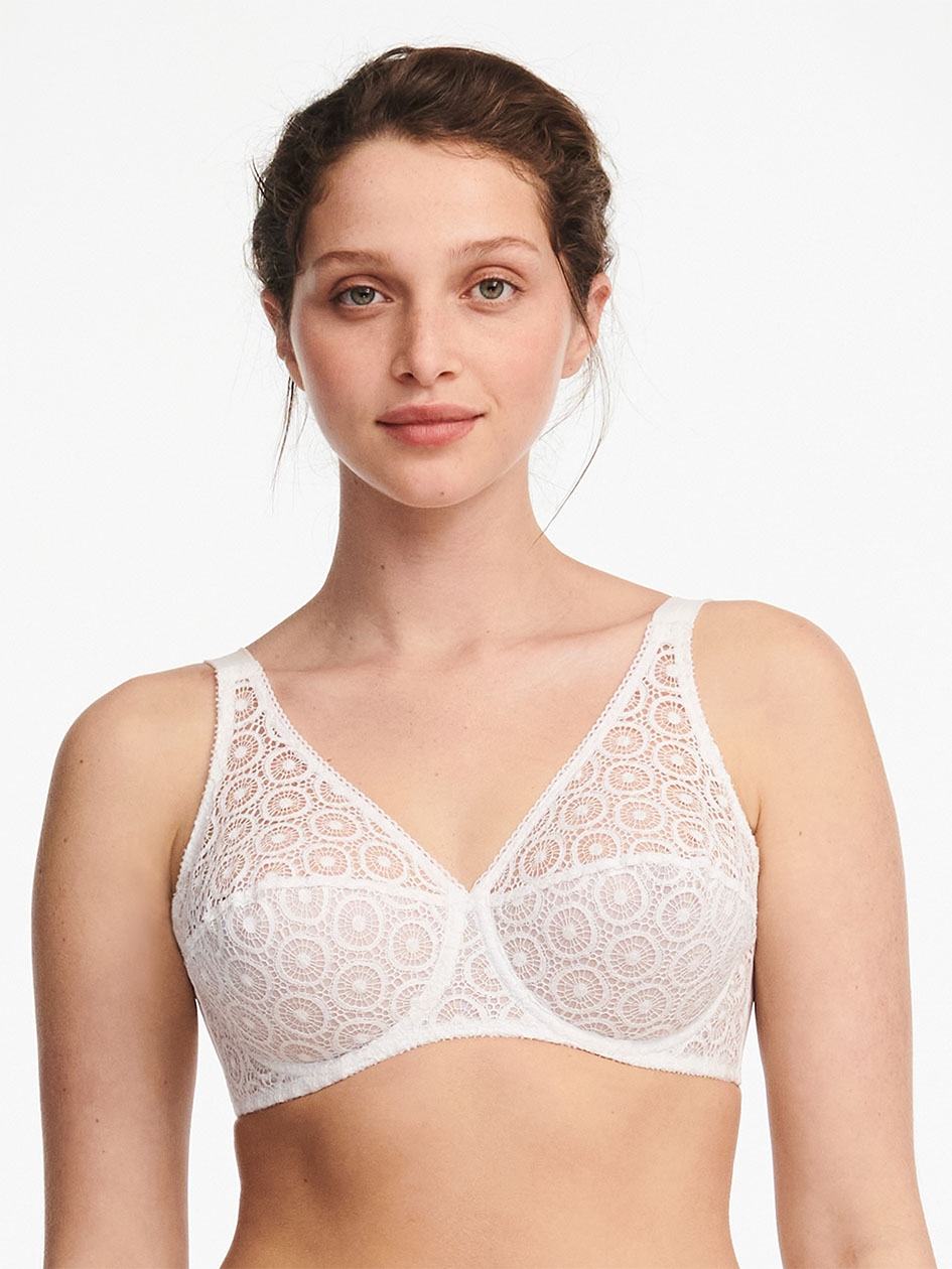 White Chantelle Fete Full Coverage Women Unlined Bra | LLV2925EB