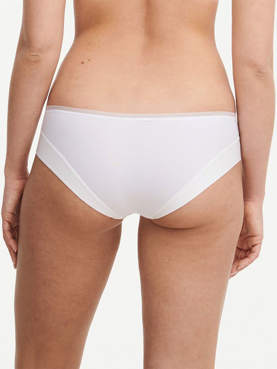 White Chantelle Graphic Allure Lace Women Hipster Panty | EWA263JL