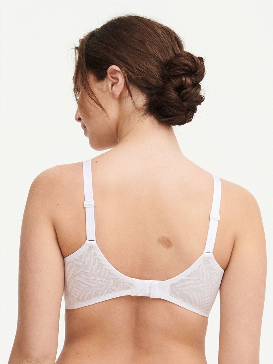 White Chantelle Graphic Allure Smooth Custom Fit Demi Women T-Shirt Bra | PKM8873RW