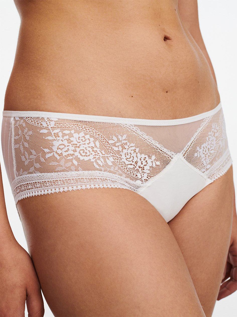 White Chantelle Maddie Women Hipster Panty | ZSL555DU