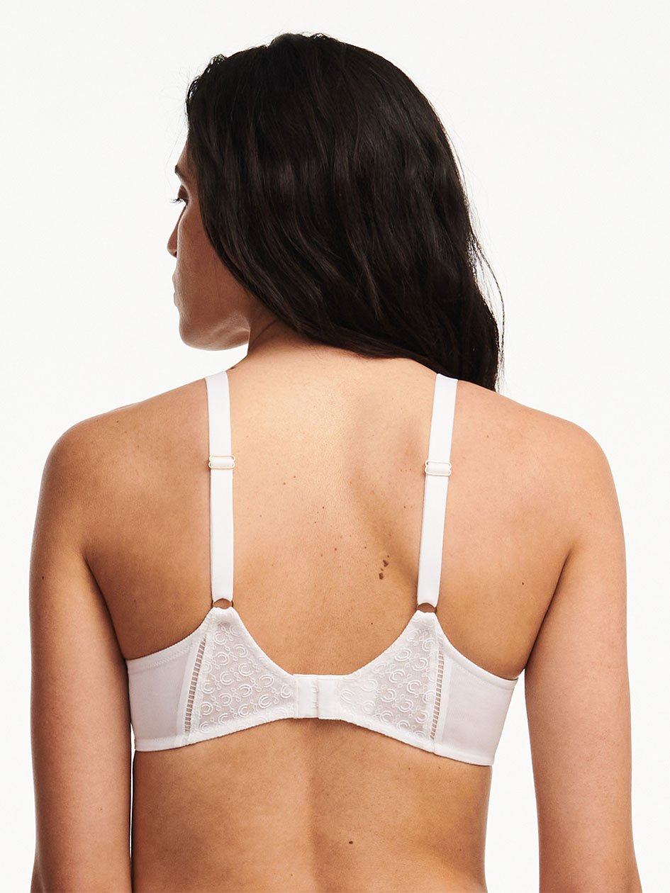 White Chantelle Monogram Smooth Lightweight Women T-Shirt Bra | PHO297HE