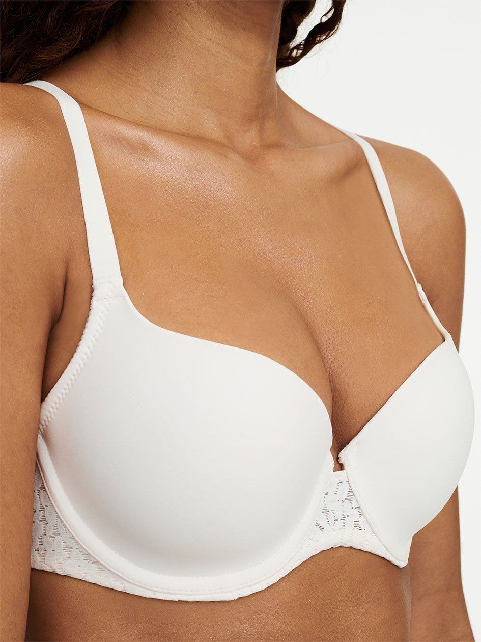 White Chantelle Norah Comfort Smooth Sweetheart Women T-Shirt Bra | VFX3913JH