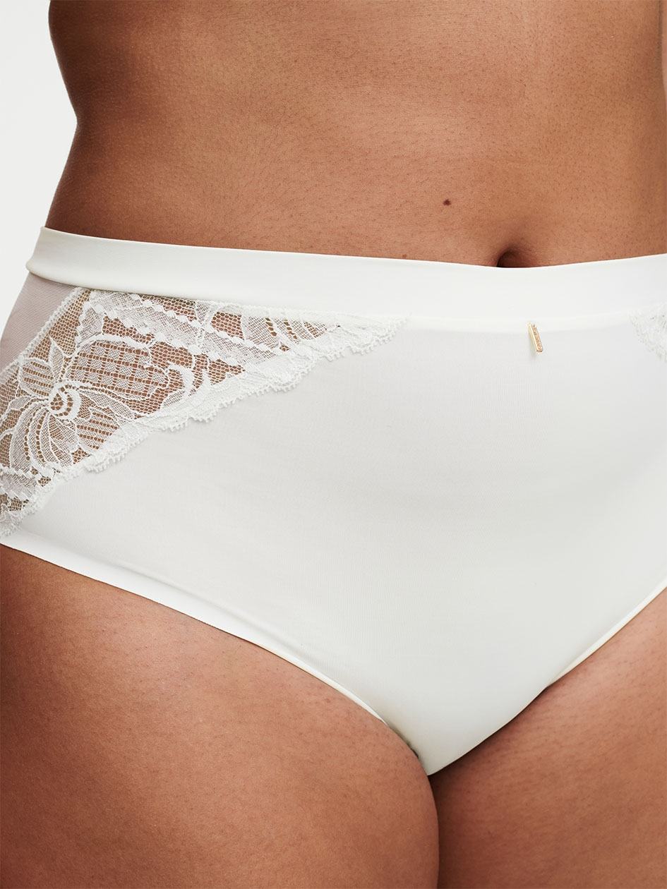 White Chantelle Orangerie Dream High Waist Women Briefs | ZVZ7576HX