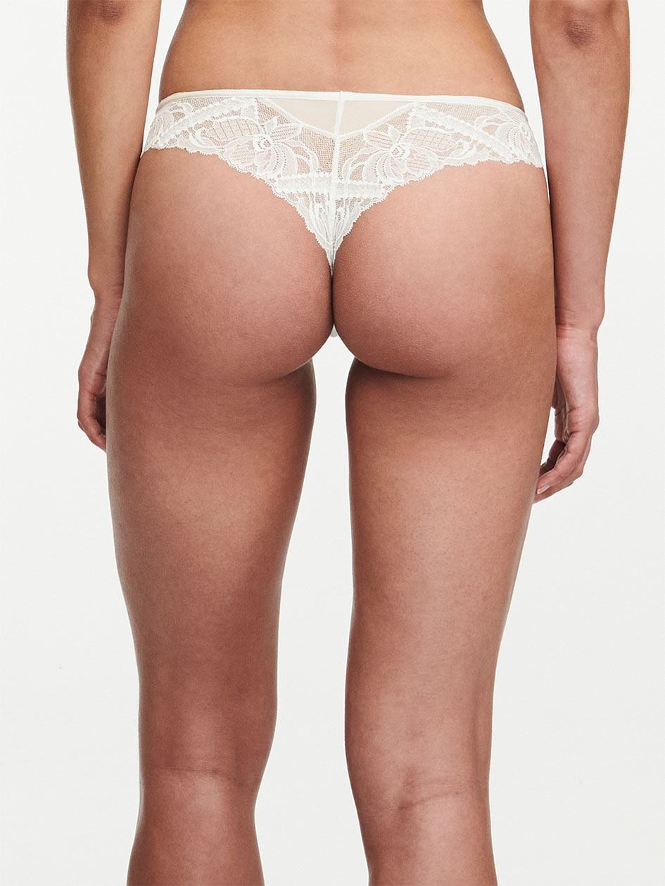 White Chantelle Orangerie Dream Women Thong Panty | CQL9214SI