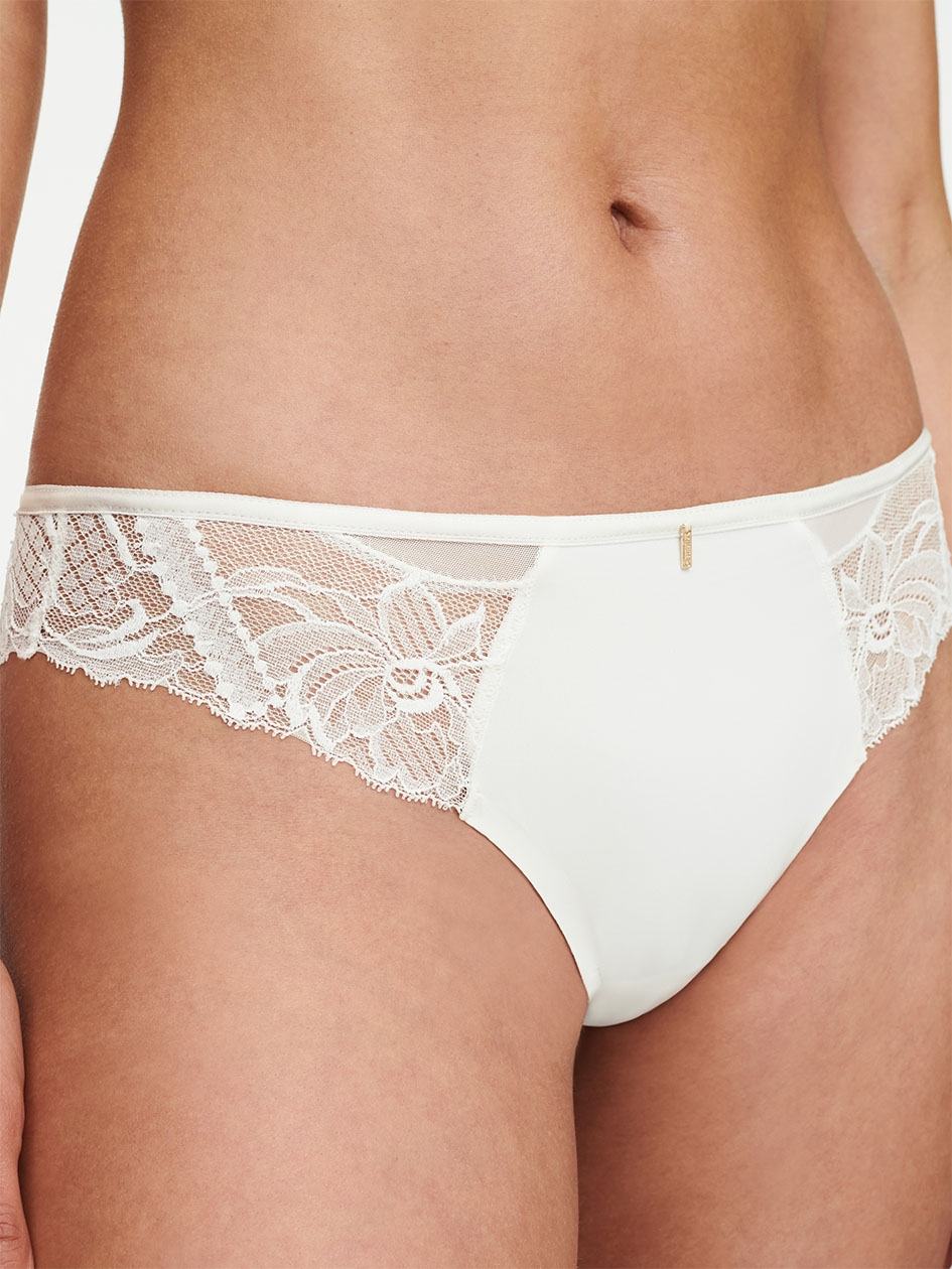 White Chantelle Orangerie Dream Women Thong Panty | CQL9214SI