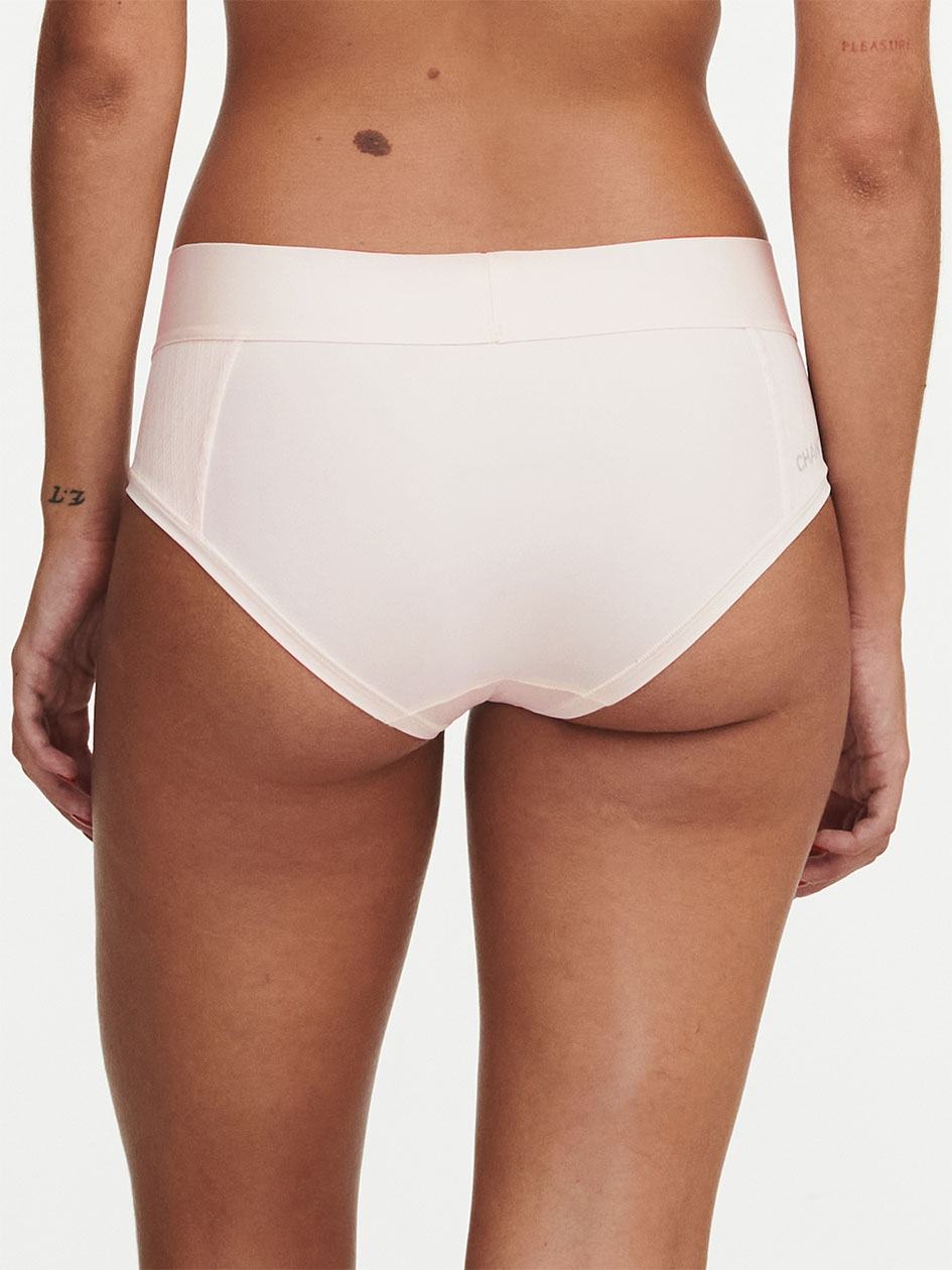 White Chantelle Smooth Lines Women Hipster Panty | PLN292ZN