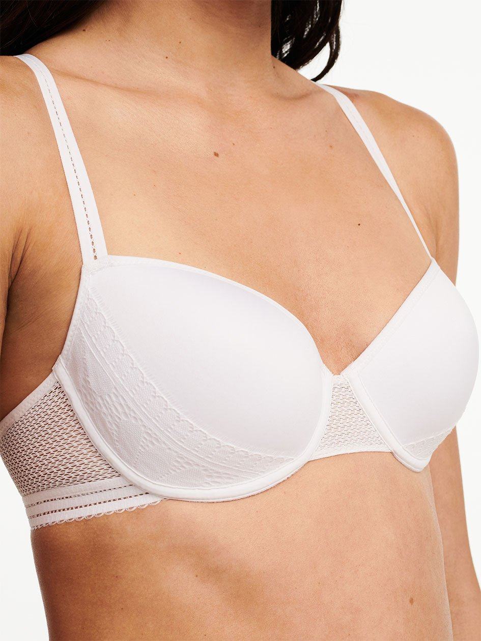 White Chantelle Sofie Custom Fit Demi Women T-Shirt Bra | PKY914JN