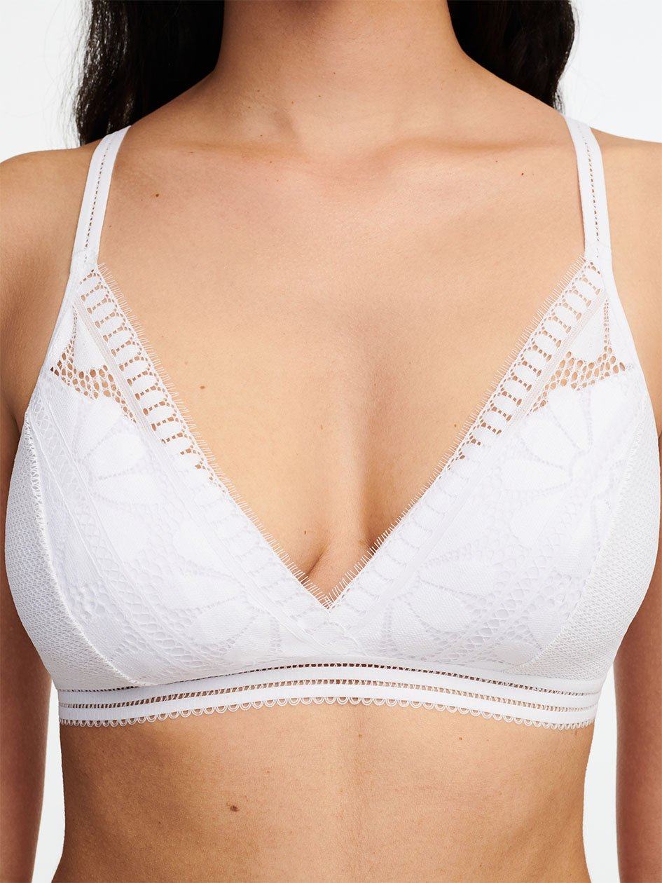 White Chantelle Sofie Lace Women Bralettes | BLT3083JB