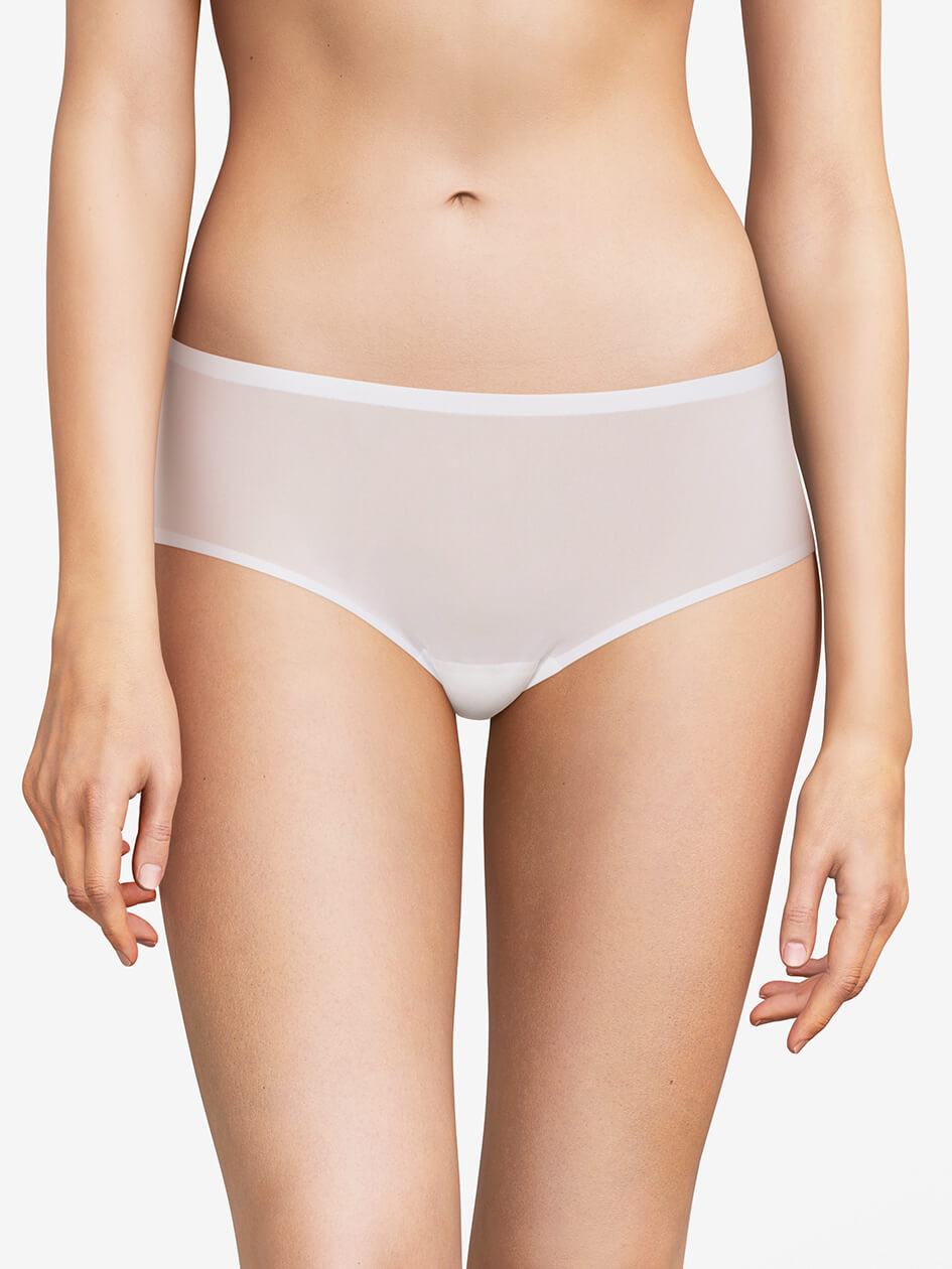 White Chantelle SoftStretch Women Hipster Panty | LKS1191YP