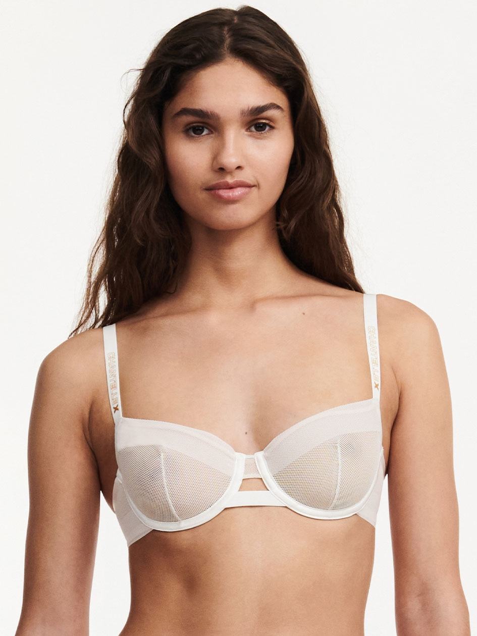 White Chantelle Xpose Demi Women Bras | BLV4279QV