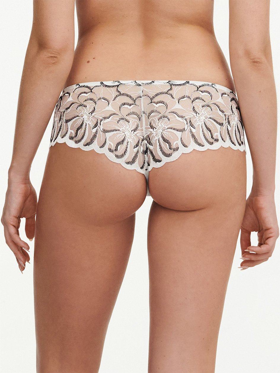 White Chocolate Chantelle Fleurs Women Hipster Panty | OGW4789MC