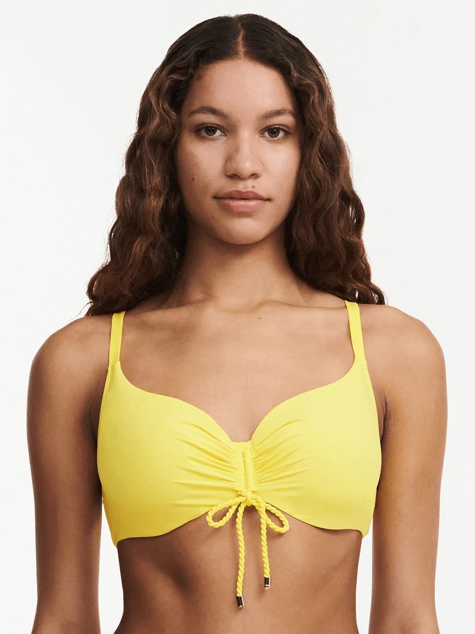 Yellow Chantelle Inspire Full Coverage Underwire Swim Women Bikini Tops | IKG3022HT